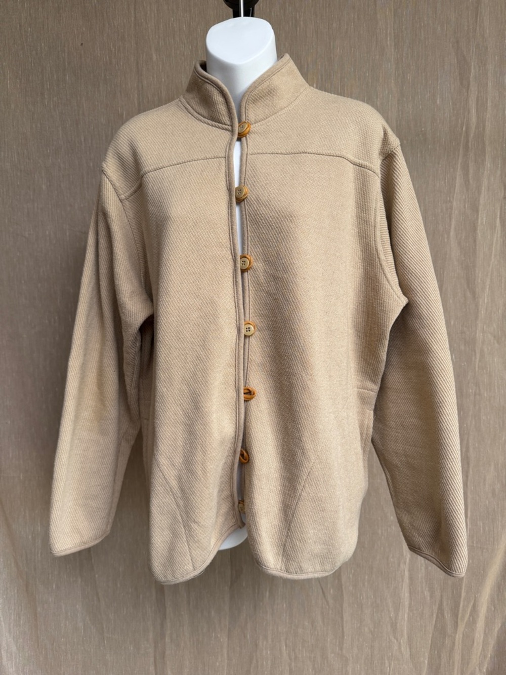 Orvis Tan Button-Up Utility Jacket